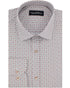 White Geometric Print Shirt
